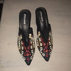 NEVER BEEN WORN- Jeffrey Campbell mules